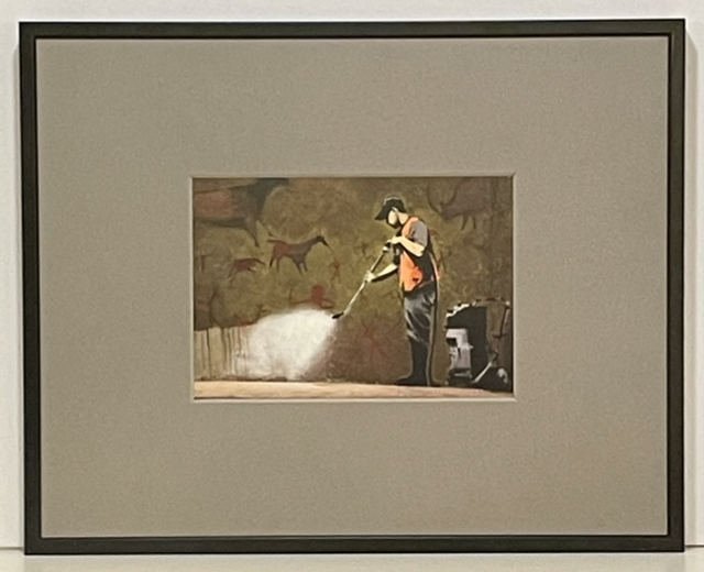Banksy 7 - gerahmt 