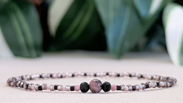 Bracelet | Rhodonite - Trio 1