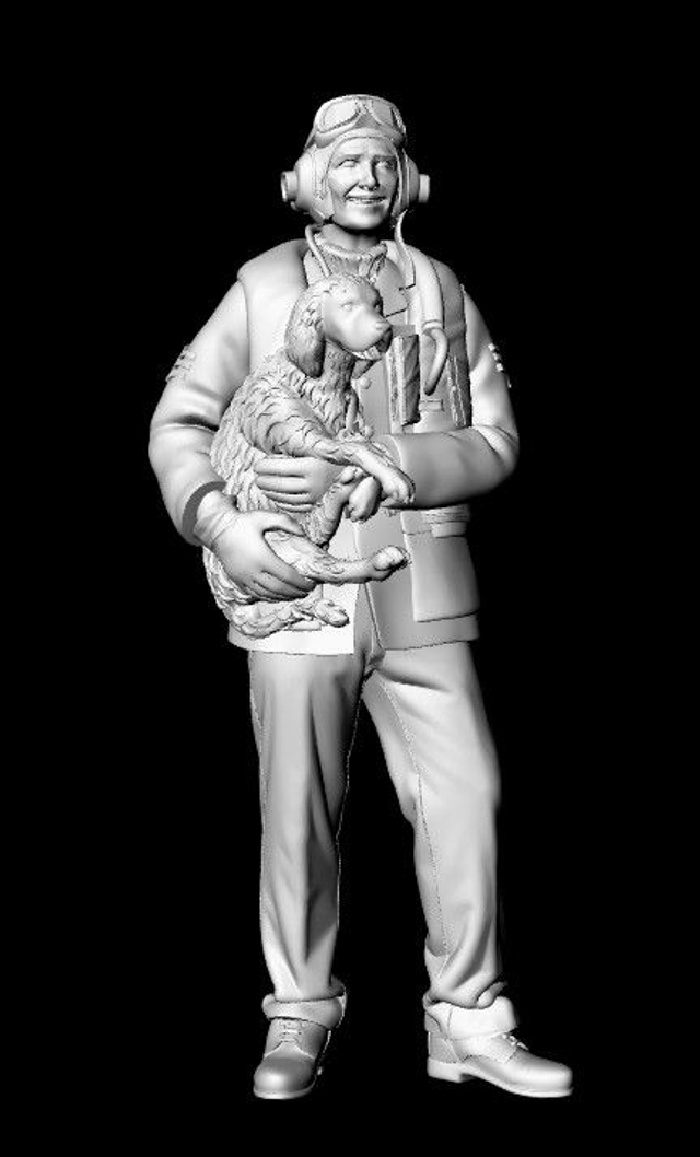 3Dimontis - WW2 RAF Airman 3