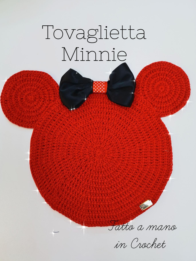 Tovaglietta Minnie in Crochet 