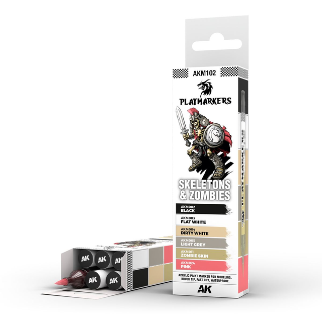 SKELETONS &amp; ZOMBIES – PLAYMARKER SET