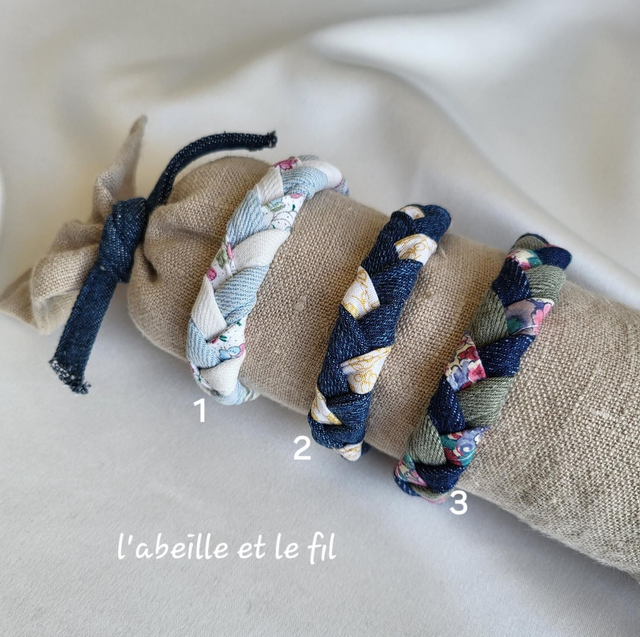 Bracelet Jeannette- un air de Liberty- Fermoir Bronze 