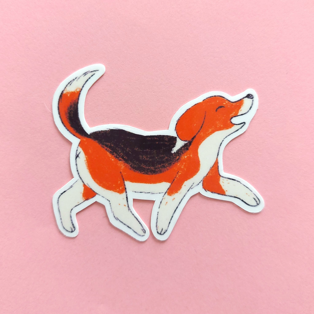 Kika - Laminated sticker