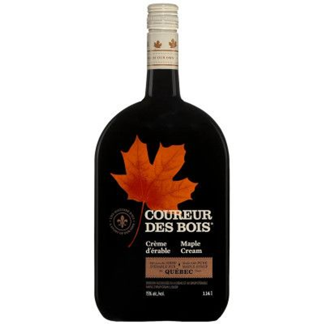Coffret cadeau Coureur des Bois Crème , 4 verres à shooter inclus