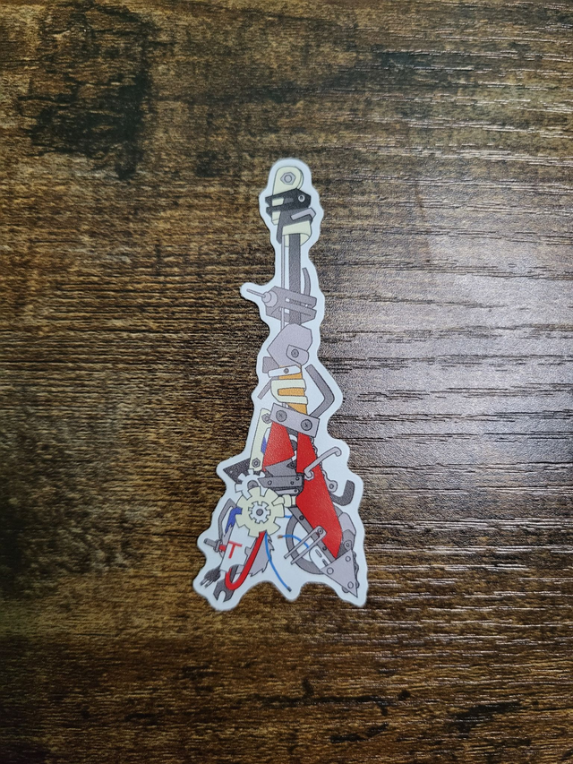 Trash Custom V Sticker