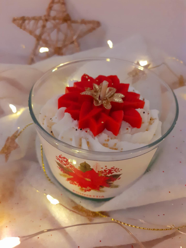 BOUGIE FLEUR DE NOEL