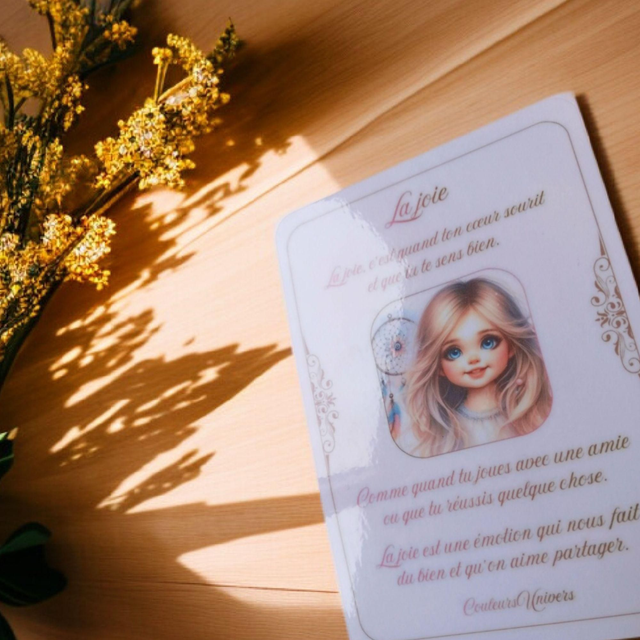 📚 Papeterie - Cartes des émotions Filles