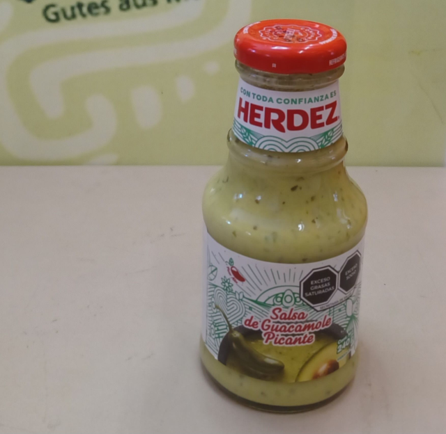 Salsa de Guacamole picante Herdez 240 g