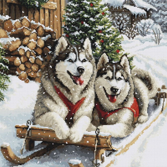 Cross Stitch Kit Luca-S - The Magic of the Nordic Winter