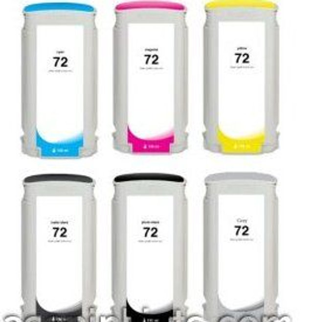 130ml Dye Grigio for HP Designjet T1100 | T1200 | T1300 | T2300#72