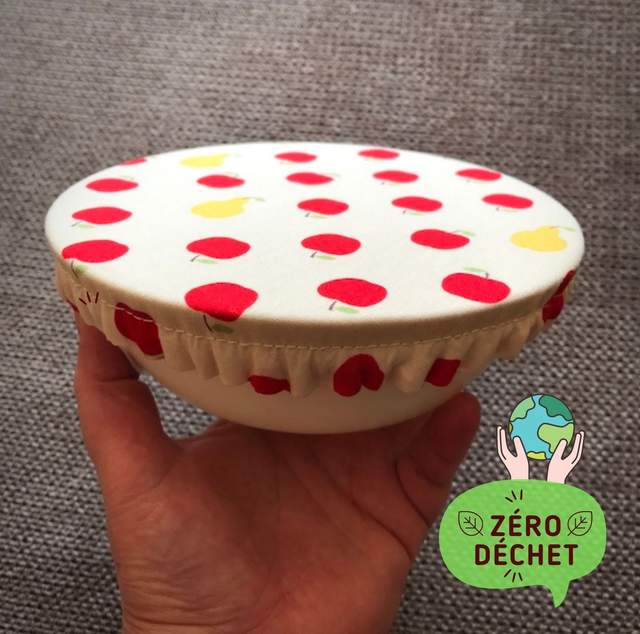 Petit couvre-plat lavable réutilisable