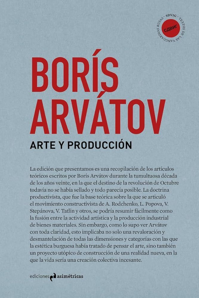 Arte y producción - Boris Arvatov