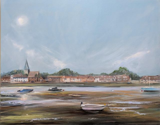 Hazy sky over Bosham
