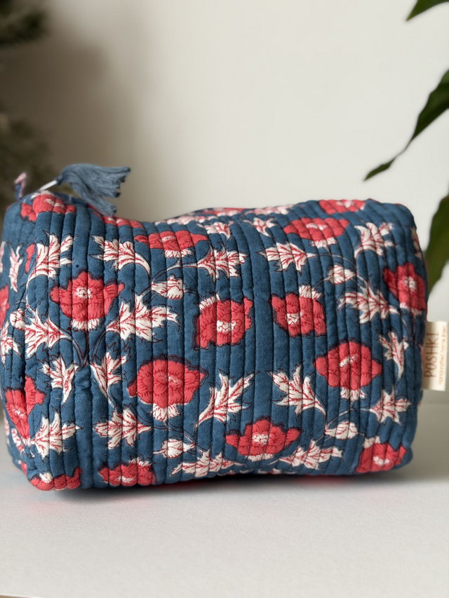 Quilted Vanity Pouch