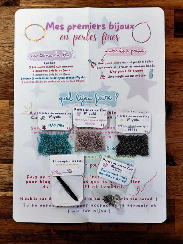 Mes Premiers bijoux en perles fines Miyuki