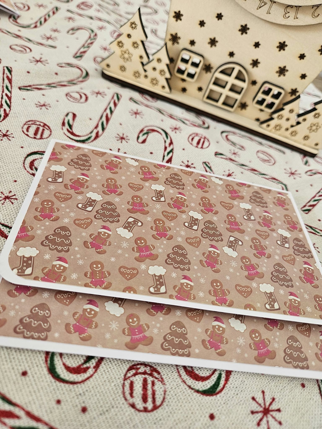 Pochette cadeau de Noël faite main – Pour chèque, billet ou carte cadeau
