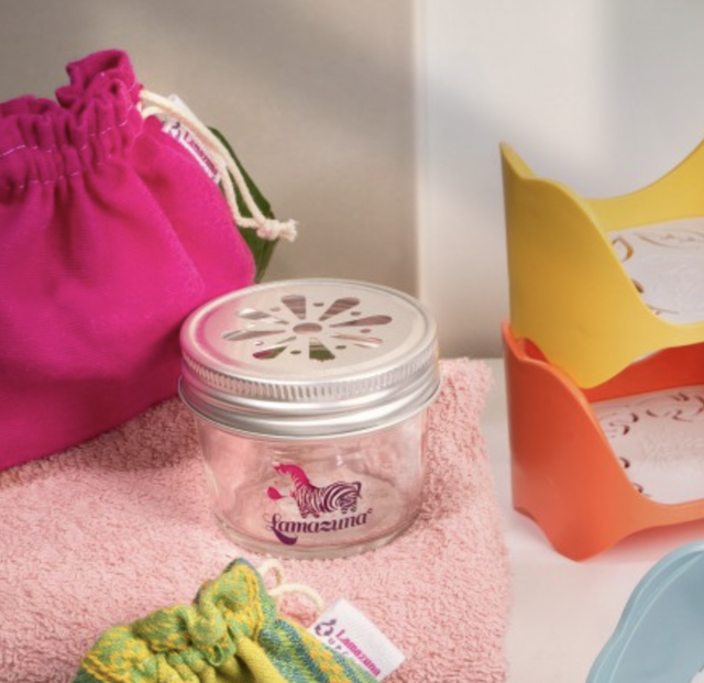 Pot de rangement cosmétiques solides