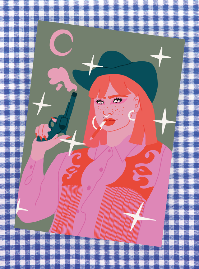 Cow-girl - Impression A3