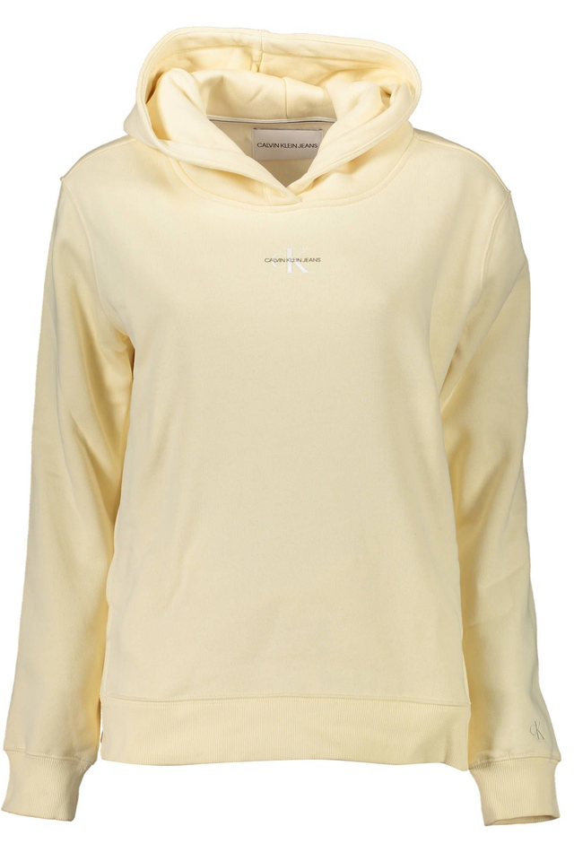 CALVIN KLEIN FELPA SENZA ZIP DONNA GIALLO