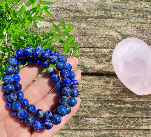 Bracelet en Lapis Lazuli Qualité AA