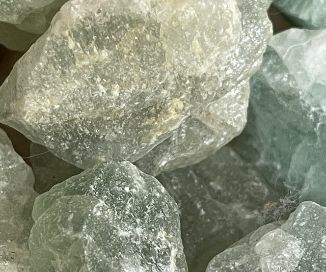 Fluorite, a member of Fluorite Group, rough crystal chunk