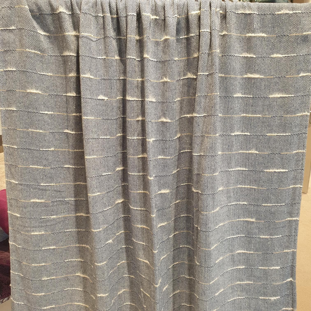 MORTY K40 BLUE Wolldecke 