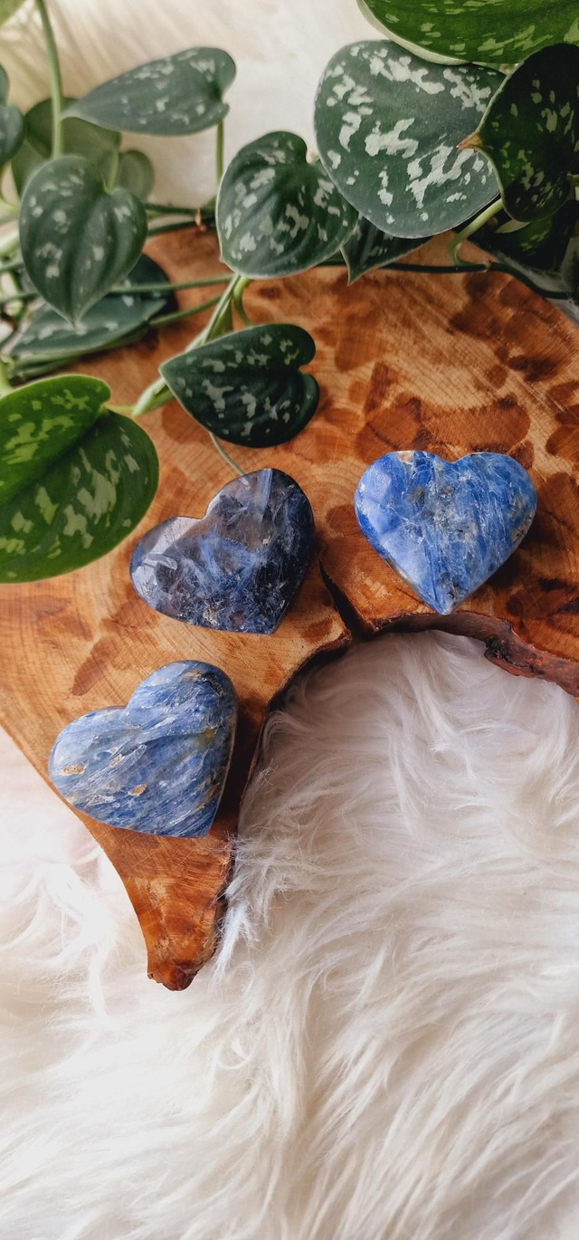 Blue Kyanite Heart