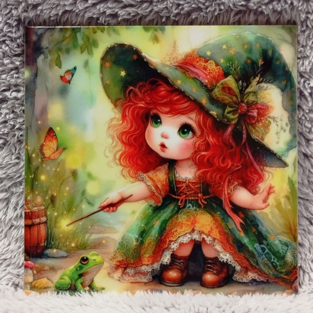 Sorcière et tonneau