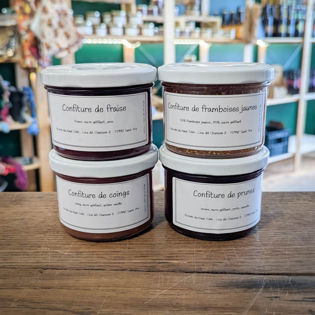 Confitures - Au bois du Haut folin