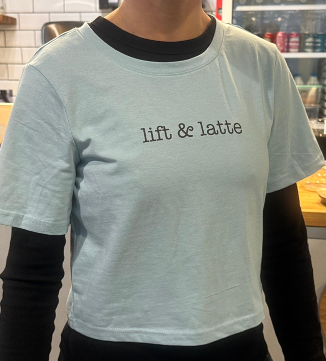 Camiseta Crop Top - Navy