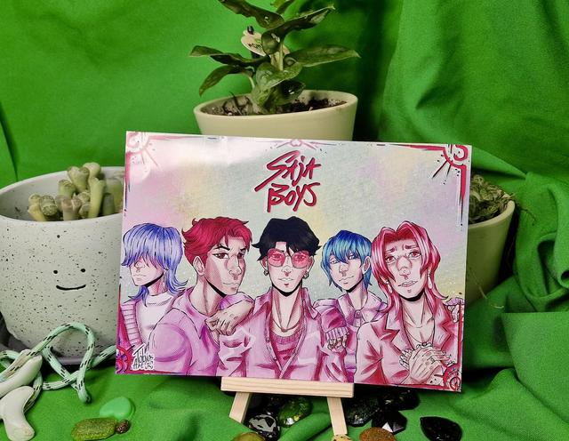 The Saja Boys Kpop Demon Hunters Print