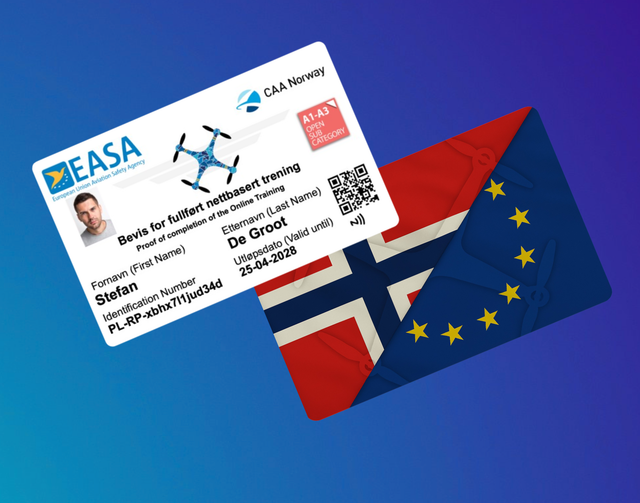 Drone Pas Noorwegen Met NFC Maak Bij Opties Een Keuze Uit Welke Variant Je Wenst Te Bestellen !