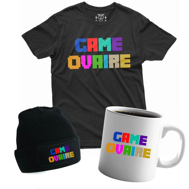 "GAME OVAIRE" Tshirt, Sweat, Bonnet, Totebag, Mug