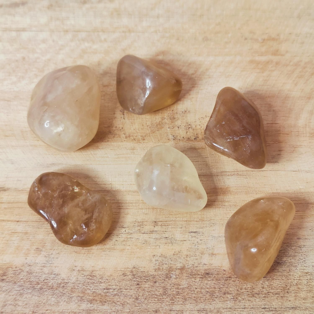 Pierre roulée Citrine naturelle A