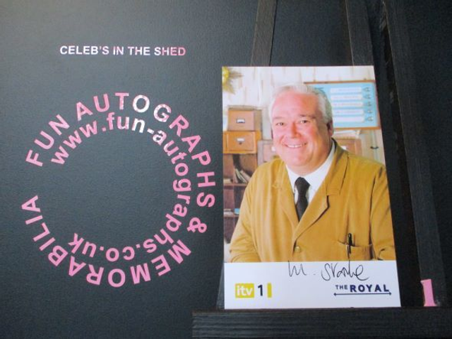 Michael Starke (Ken Hopkirk) Original Pre-Print Yellow The Royal 6x4 Cast Card (1)