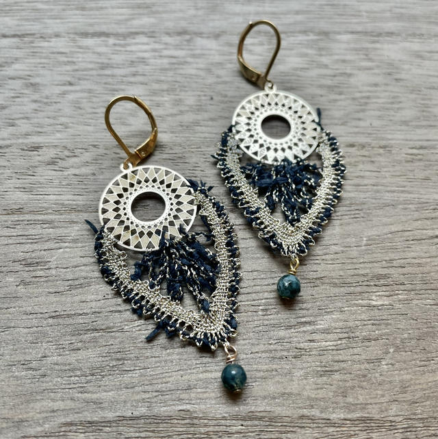 Boucles d’oreilles « Feuilles »