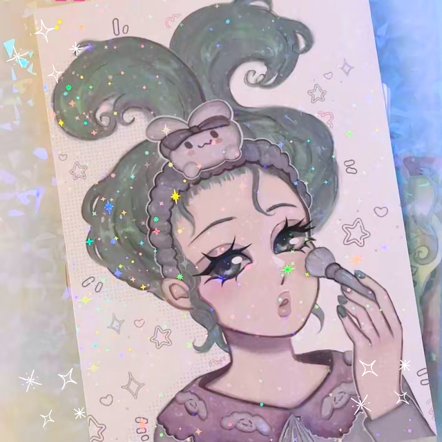 Cinnamoroll Miku A5 Sparkly Print