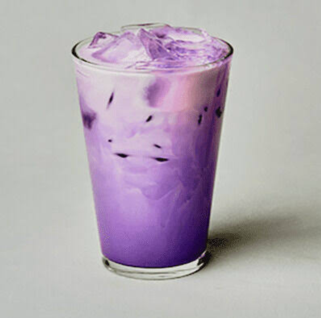 Ice Ube latte