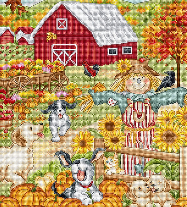 Autumn Farm by Letistitch