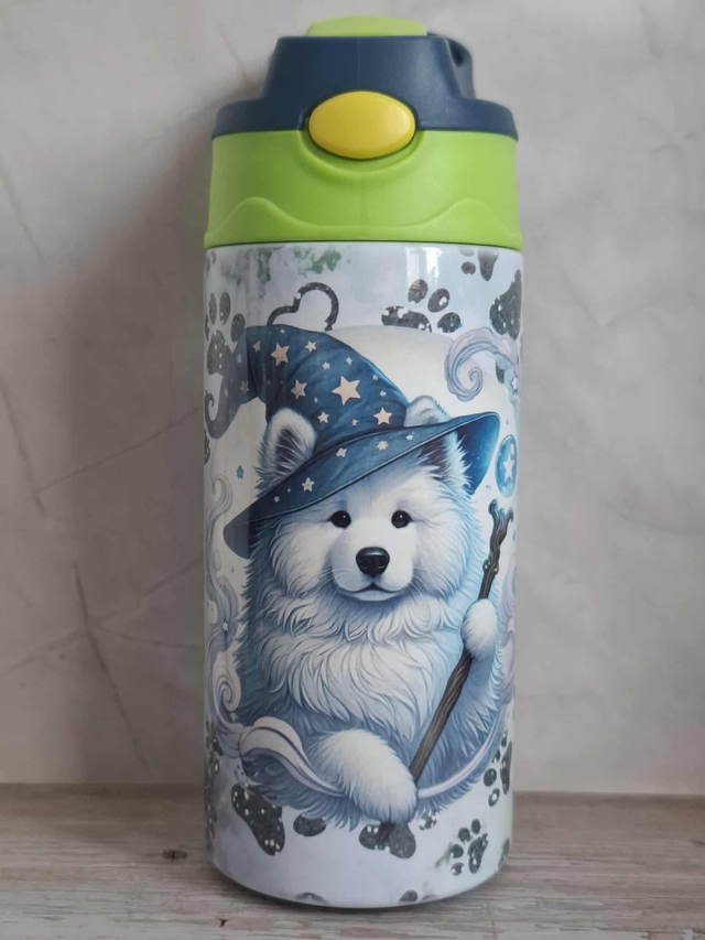 Gourde 350 ML samoyède magicien