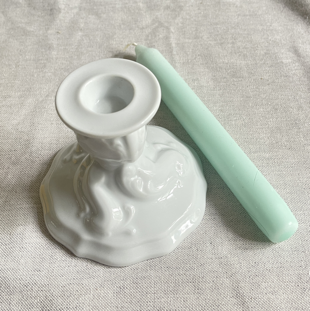 Kerzenhalter Porzellan Hutschenreuther weiss 