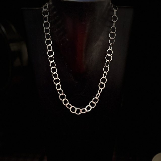 Sterling silver link chain