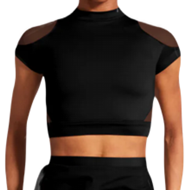 Hanae Cap Sleeve Crop Top - Bloch