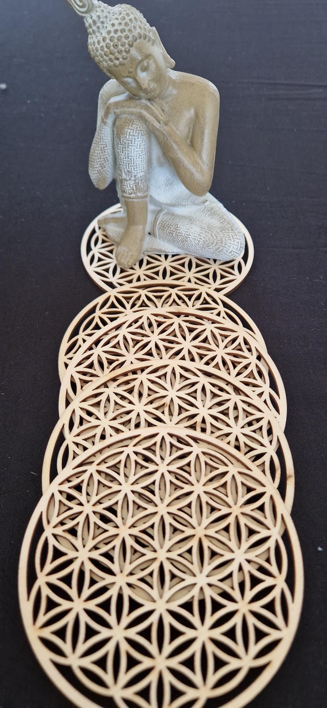 Fleur de vie en bois 