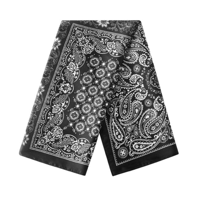 Sjaal vierkant zwart