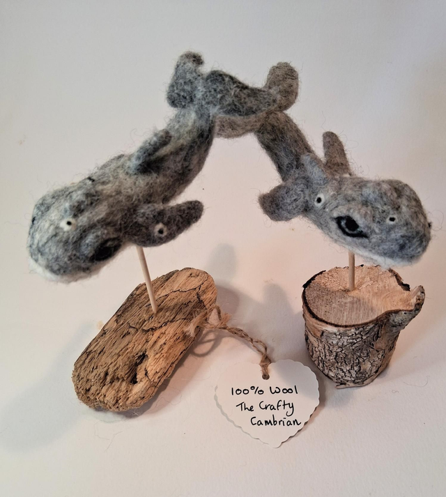 Needle Felt Whale (small)