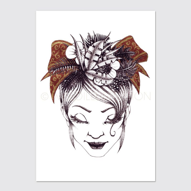 Fleur (double dorure à la main)