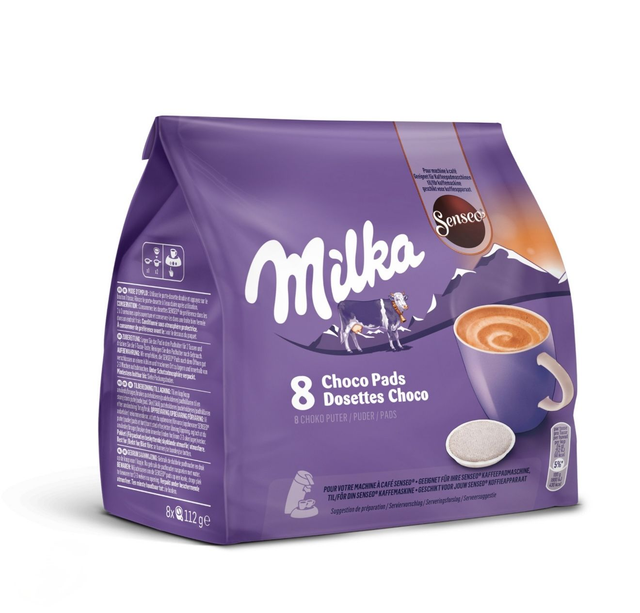 Milka choco Dosettes senseo X8