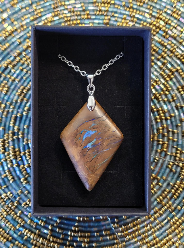 Pendentif Opale Boulder 