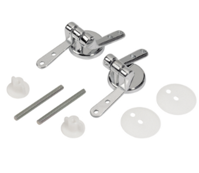 kit cerniere universali per assi wc in legno 